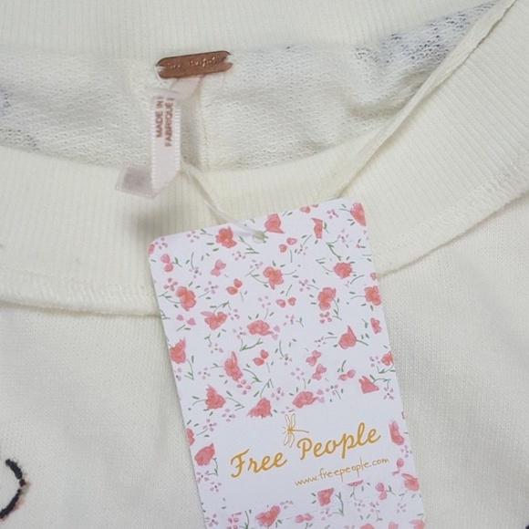 ⛔Sold⛔Free People Go On Floral Pullover Sweatshirt - Picture 6 of 7